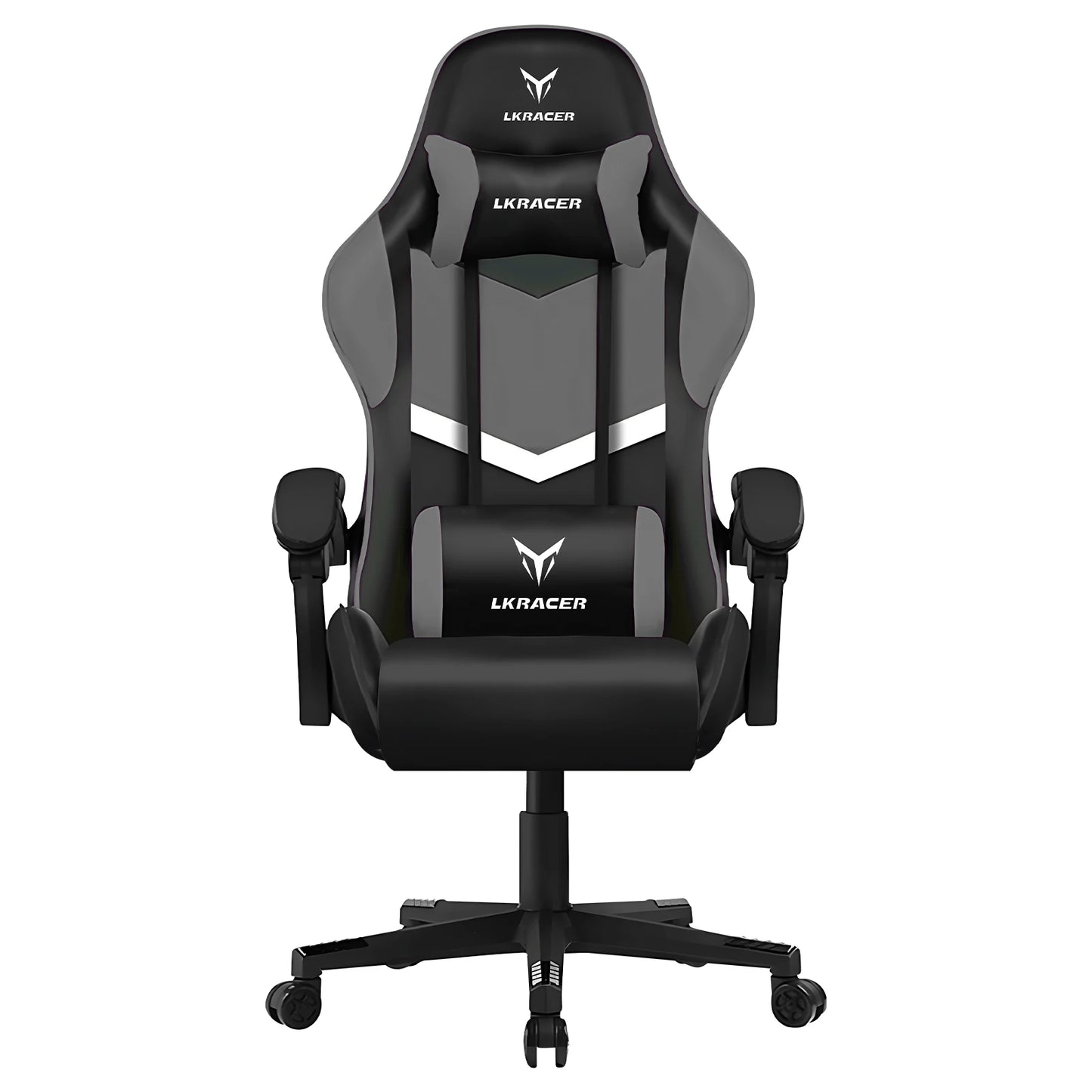 LUCKRACER Gaming Chair, Massage Ergonomic Computer Chair with Lumbar Support High Back Height Adjustable Gaming Chair