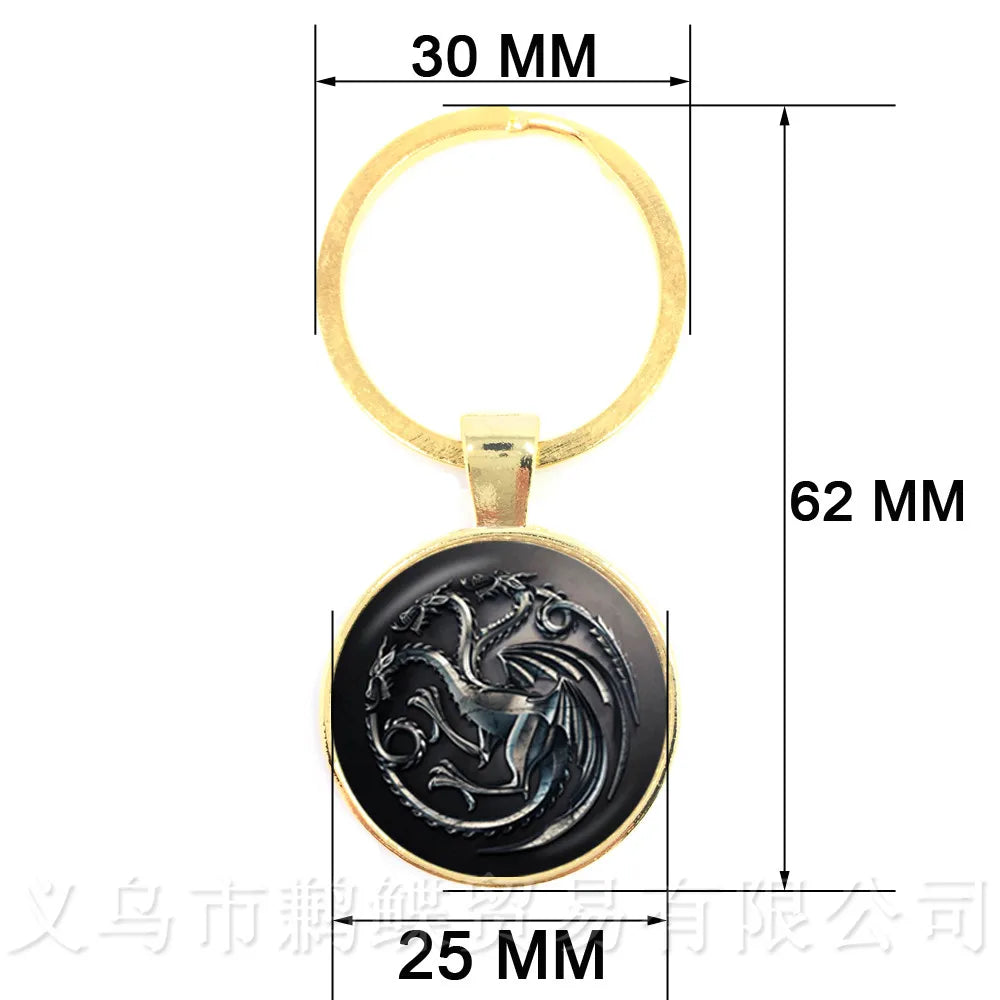 New Men Keychains Archangel St.Michael Protect Me Saint Shield Protection Charm Russian Orhodox Keyrings Jewelry For Holy Gift