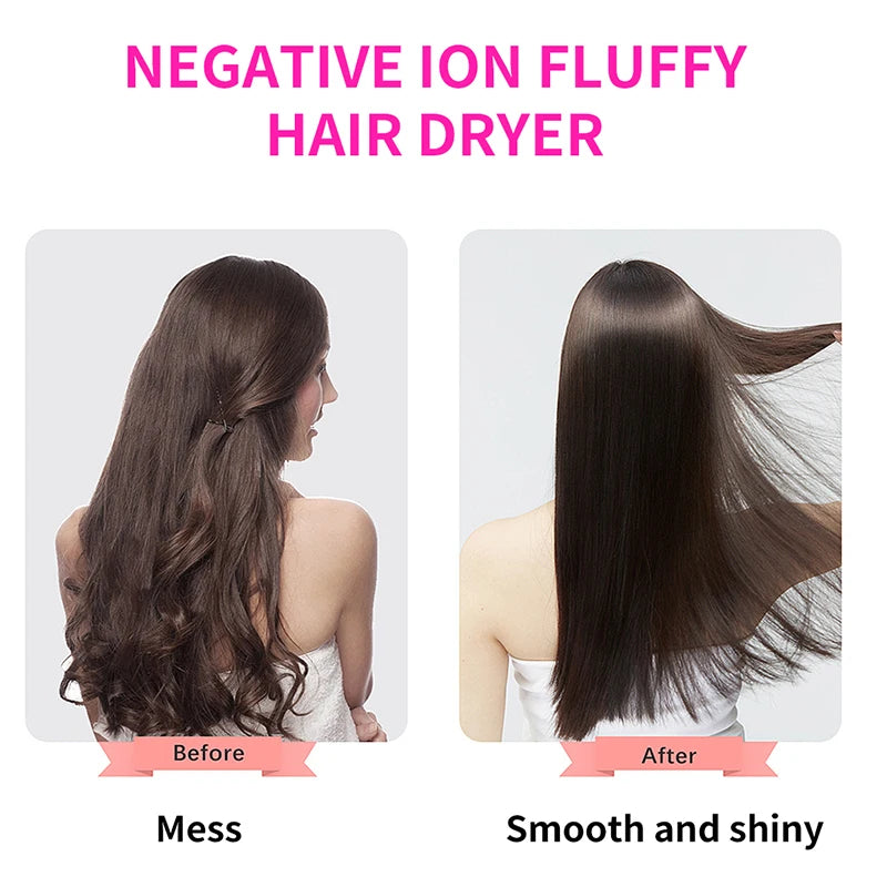 Hair Dryer One Step Electric Hot Air Brush Travel Hairdryer Hairbrush Professional Hair Straightening Hairbrush Styling Tool