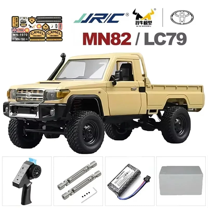 MN82  four-drive remote control off-road vehicle 1:12 RC Toyota Crawler CAR Land Patrol pickup climbing model toy Christmas gift