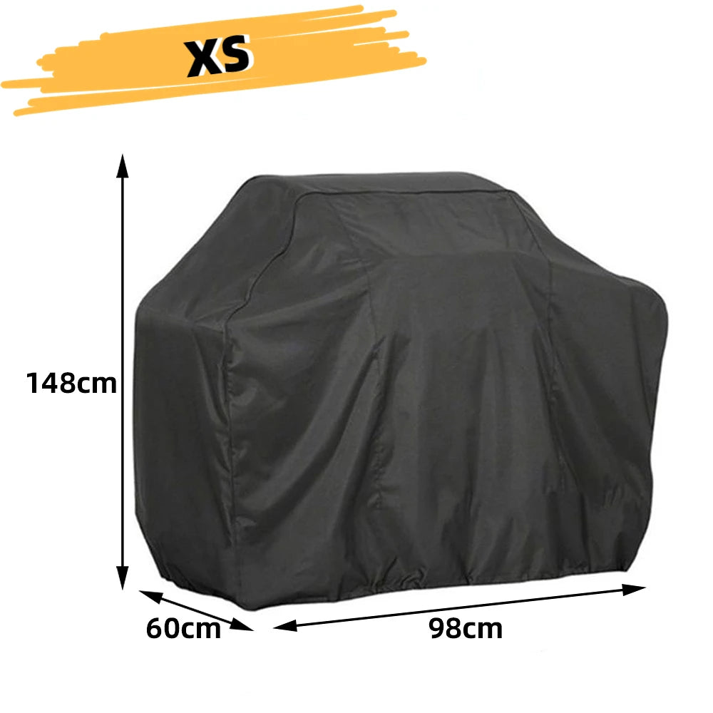 BBQ Cover Outdoor Dust Waterproof Weber Heavy Duty Grill Cover Rain Protective Outdoor Resistant Barbecue Charcoal Grill Cover