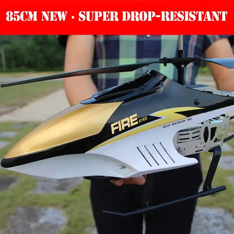 3.5CH 80cm High Quality Extra Large Remote Control Aircraft Crash-Resistant Remote Control  Outdoor Aircraft Helicopter