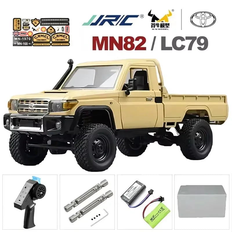 MN82  four-drive remote control off-road vehicle 1:12 RC Toyota Crawler CAR Land Patrol pickup climbing model toy Christmas gift