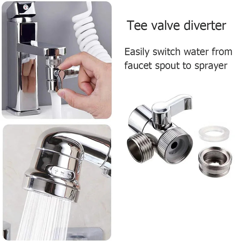 New Shower Faucet Set Hose Handheld Shower Head Spray Tap Attachment Sprayer Sink Bathroom Fixture Wall Mounted Silver Sprayers