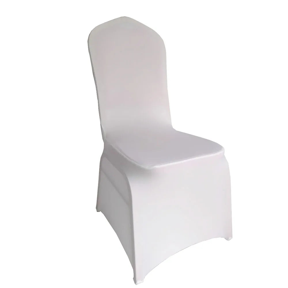 jiaorui 20/30/50/100/150Pcs Spandex Wedding Chair Seat Cover