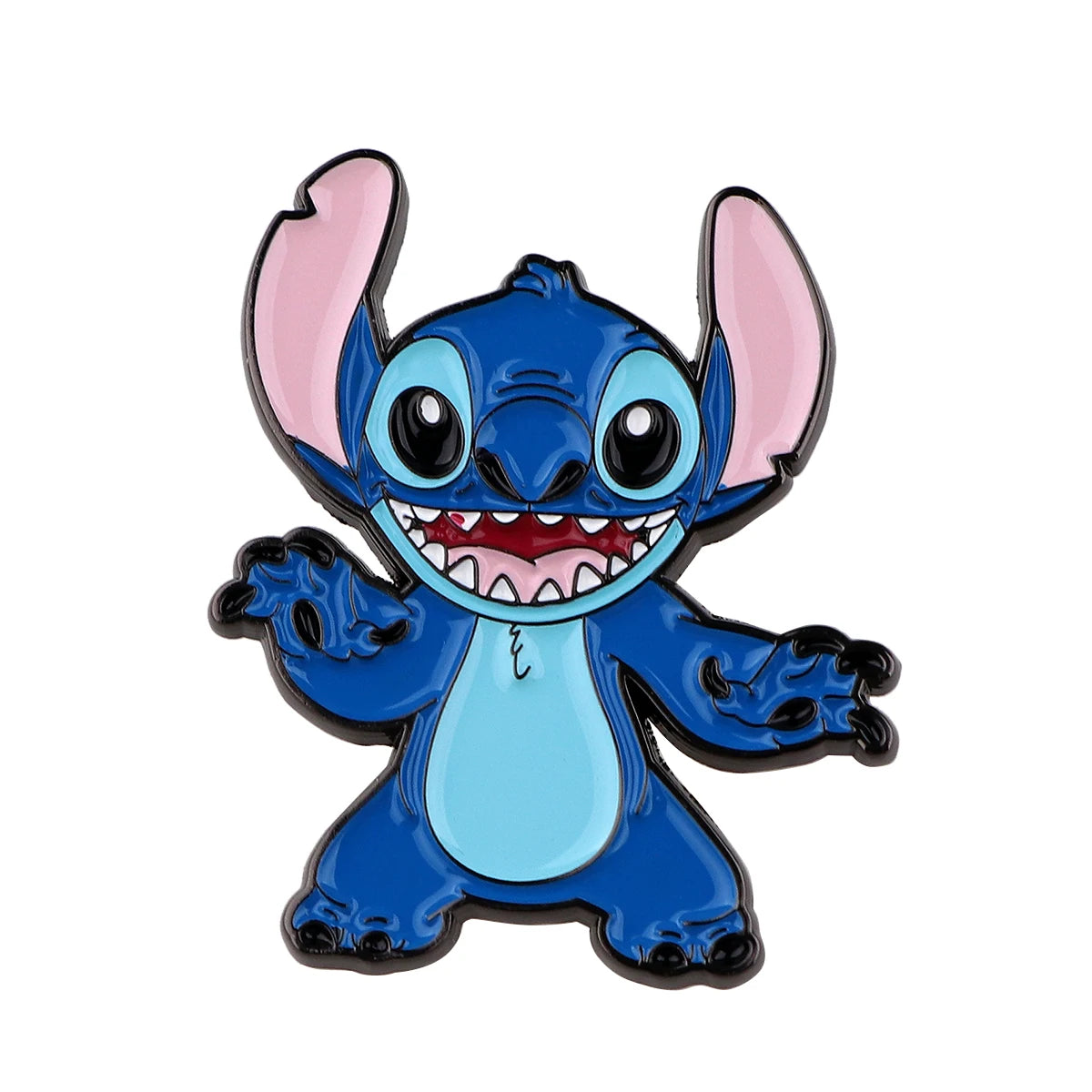 Stitch Animated Enamel Pins Cool Character Brooch Clothing Backpack Lapel Badges Fashion Jewelry Accessories For Friends Gifts