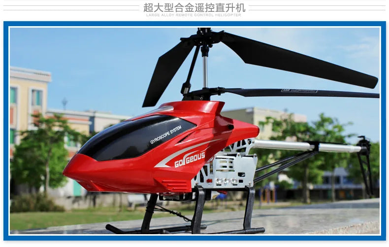 3.5CH 80cm High Quality Extra Large Remote Control Aircraft Crash-Resistant Remote Control  Outdoor Aircraft Helicopter