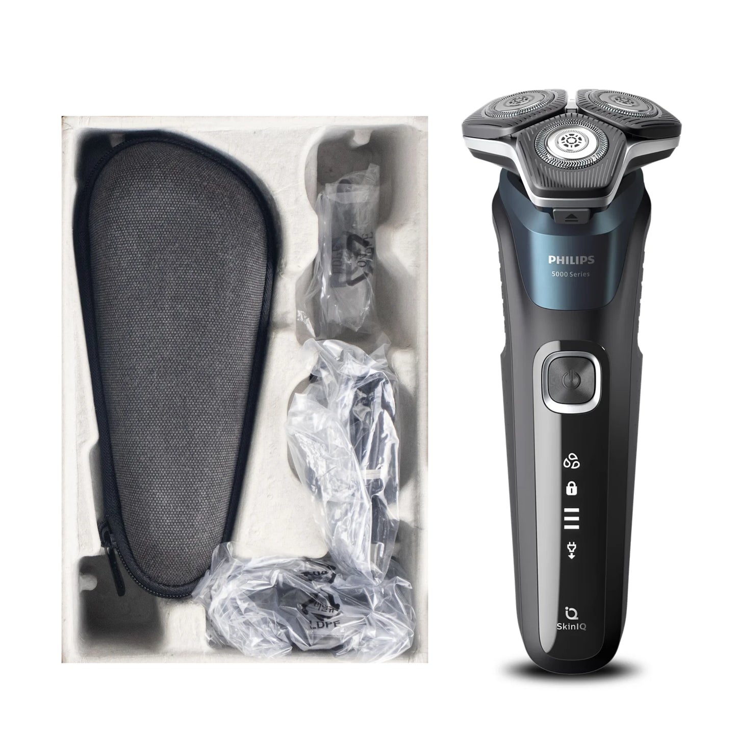 Philips Norelco Razor Shaver Series 5000 S5889, Wet & Dry, No Original Packaging, Quick Charge, SteelPrecision Blades