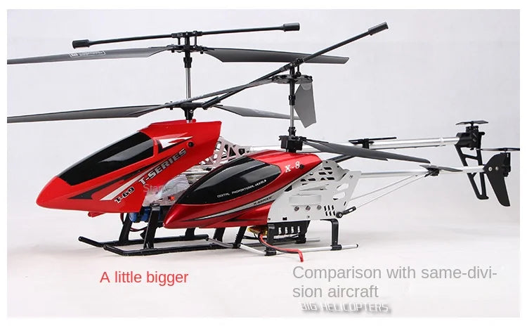 3.5CH 80cm High Quality Extra Large Remote Control Aircraft Crash-Resistant Remote Control  Outdoor Aircraft Helicopter