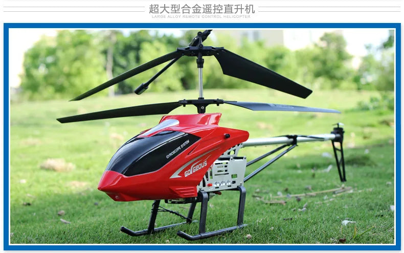 3.5CH 80cm High Quality Extra Large Remote Control Aircraft Crash-Resistant Remote Control  Outdoor Aircraft Helicopter