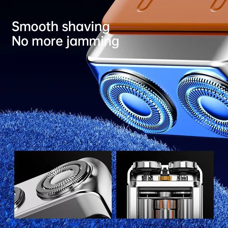 XIAOMI R-21 Electric Razor IPX7 Waterproof Shaving Ultra-clean Dual-head Magnetic Portable Digital Display Electric Beard Knife