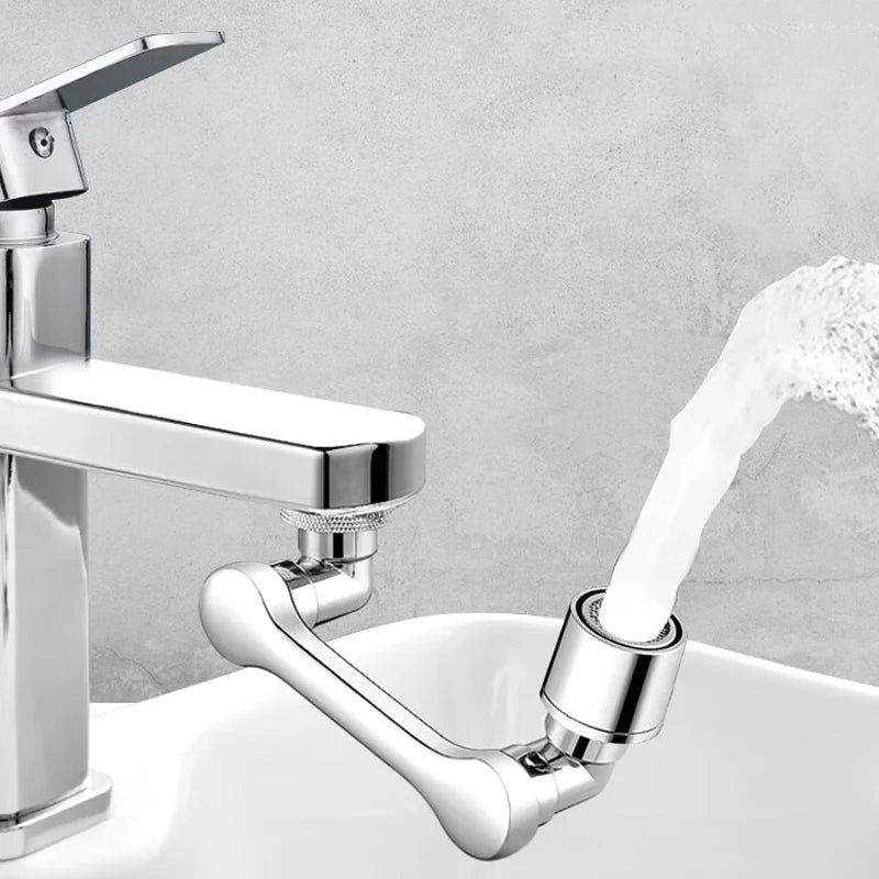 Rotatable Water tap nozzle 1080 Degree Dual mode stainless steel faucet extender For Kitchen Washbasin bathroom accessories