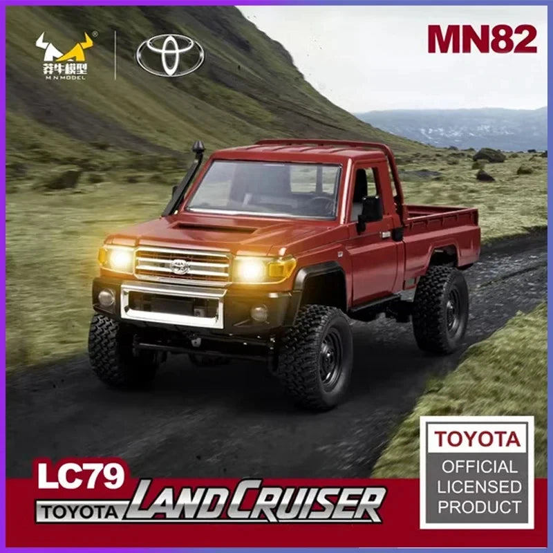 MN82  four-drive remote control off-road vehicle 1:12 RC Toyota Crawler CAR Land Patrol pickup climbing model toy Christmas gift