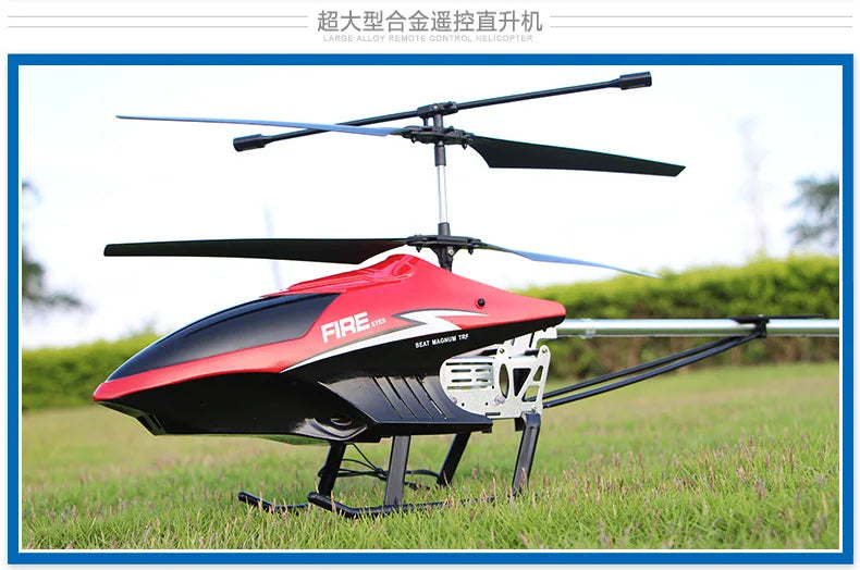 3.5CH 80cm High Quality Extra Large Remote Control Aircraft Crash-Resistant Remote Control  Outdoor Aircraft Helicopter