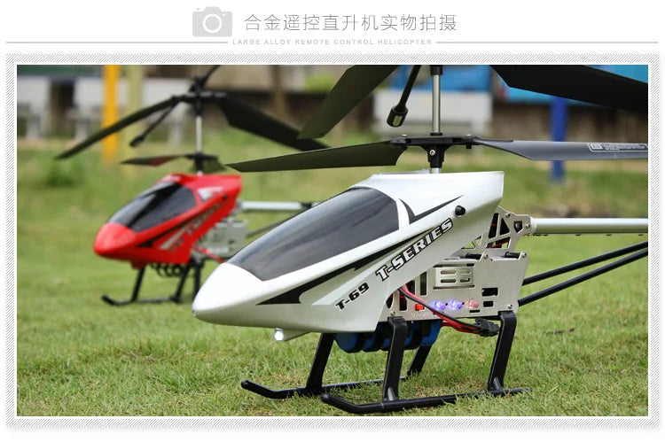 3.5CH 80cm High Quality Extra Large Remote Control Aircraft Crash-Resistant Remote Control  Outdoor Aircraft Helicopter