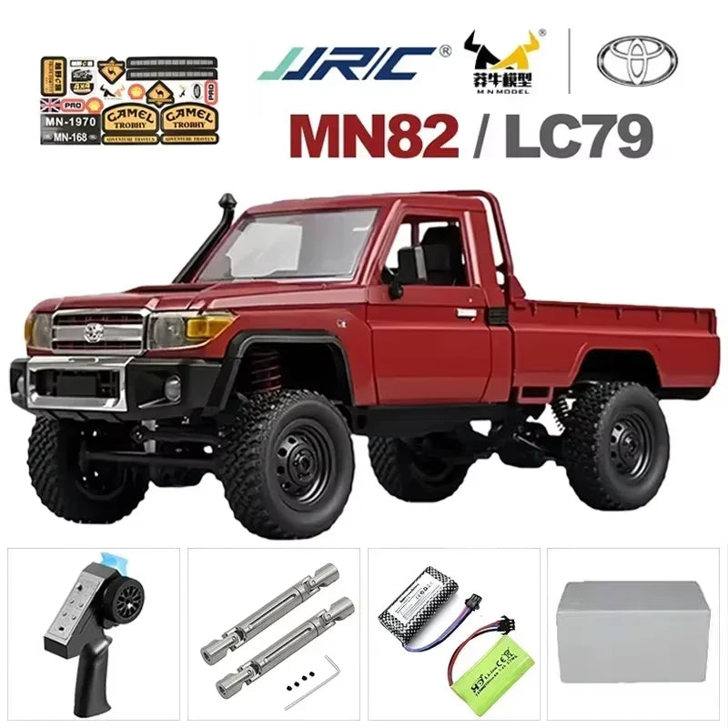 MN82  four-drive remote control off-road vehicle 1:12 RC Toyota Crawler CAR Land Patrol pickup climbing model toy Christmas gift