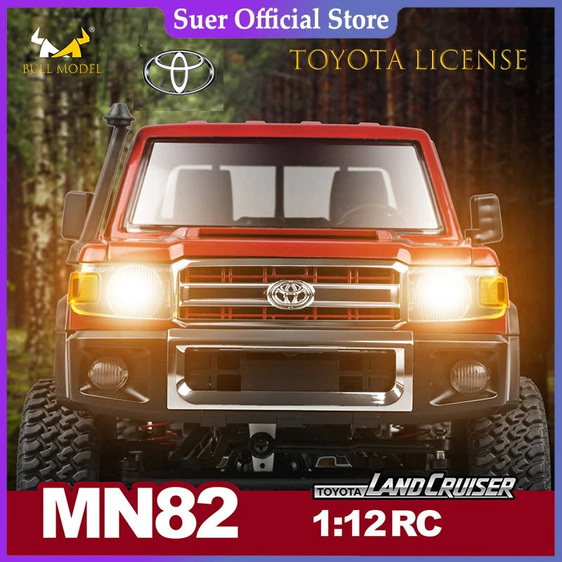 MN82  four-drive remote control off-road vehicle 1:12 RC Toyota Crawler CAR Land Patrol pickup climbing model toy Christmas gift