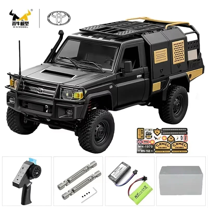 MN82  four-drive remote control off-road vehicle 1:12 RC Toyota Crawler CAR Land Patrol pickup climbing model toy Christmas gift