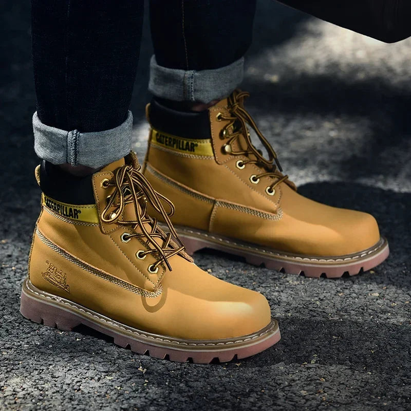 Winterproof Leather Men Women Winter Ankle Trekking Snow Yellow Designer Tactical Boots Outdoor Men's Work Shoes Sneakers shoes