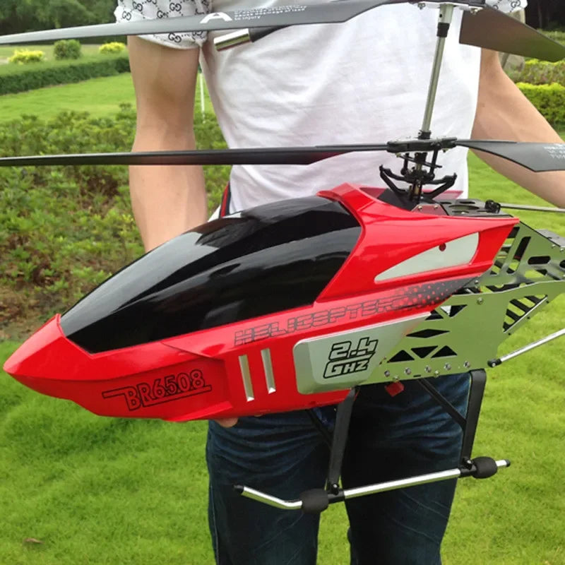 3.5CH 80cm High Quality Extra Large Remote Control Aircraft Crash-Resistant Remote Control  Outdoor Aircraft Helicopter