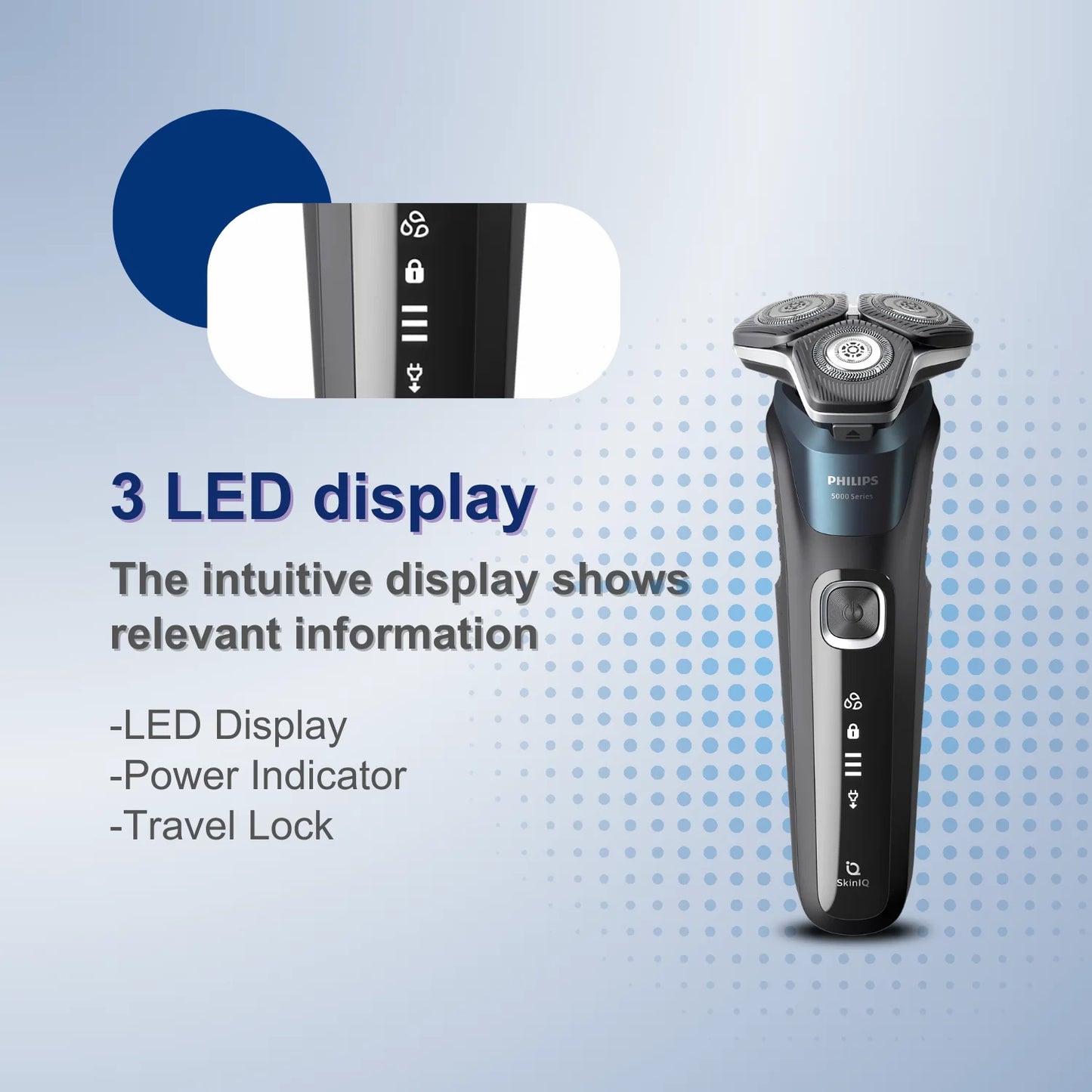 Philips Norelco Razor Shaver Series 5000 S5889, Wet & Dry, No Original Packaging, Quick Charge, SteelPrecision Blades