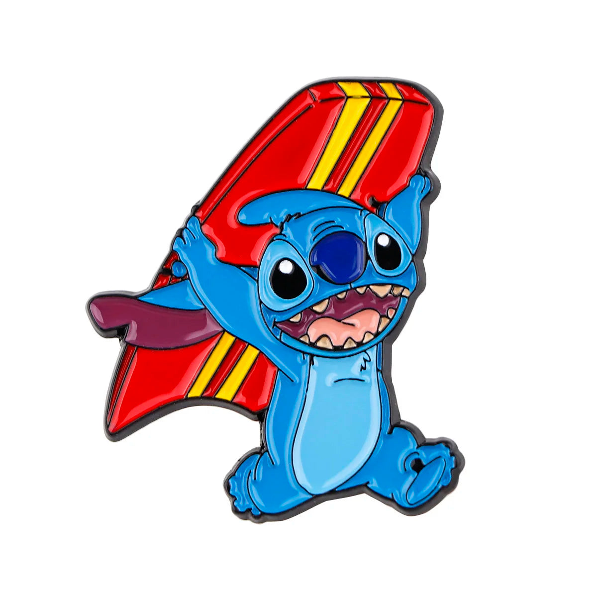 Stitch Animated Enamel Pins Cool Character Brooch Clothing Backpack Lapel Badges Fashion Jewelry Accessories For Friends Gifts