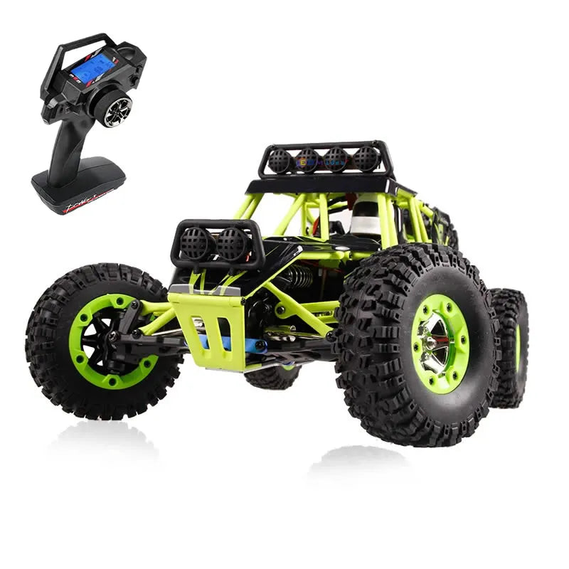 WLtoys 12428 1:12 4WD RC Racing Car High Speed Off-Road Remote Control Alloy Climbing Truck LED Light Buggy Boys Toys Kids Gift