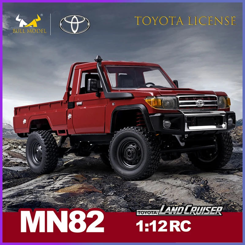 MN82  four-drive remote control off-road vehicle 1:12 RC Toyota Crawler CAR Land Patrol pickup climbing model toy Christmas gift