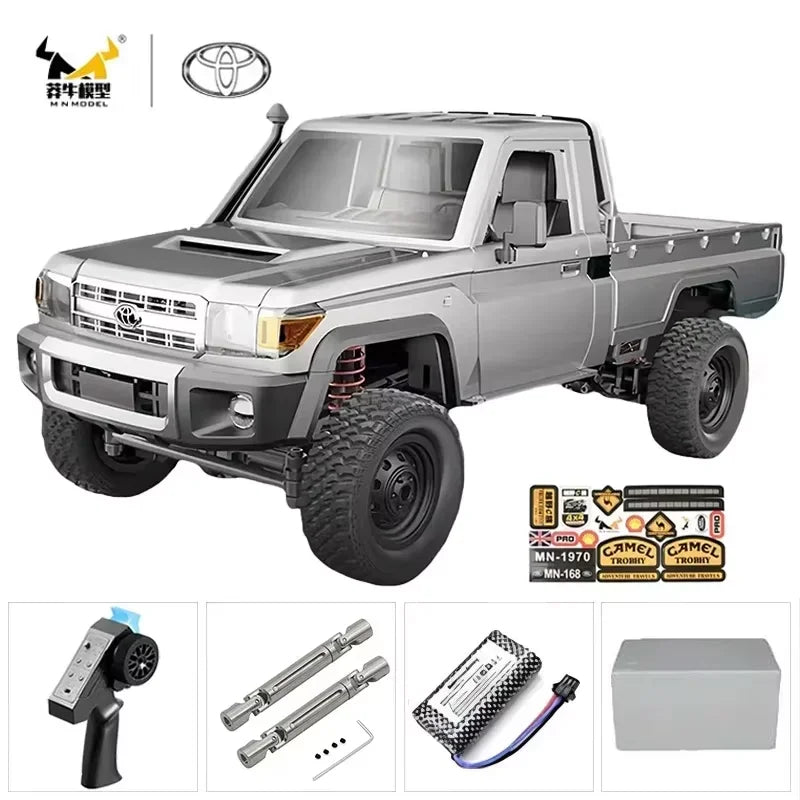 MN82  four-drive remote control off-road vehicle 1:12 RC Toyota Crawler CAR Land Patrol pickup climbing model toy Christmas gift