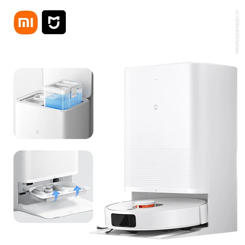 XIAOMI MIJIA OMNI Infinite Robot Mop M30 D102 Vacuum Cleaner 7000Pa Self Cleaning Doc Home Dirt Disposal Machine Empty Dust