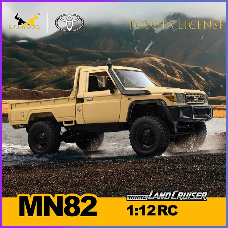 MN82  four-drive remote control off-road vehicle 1:12 RC Toyota Crawler CAR Land Patrol pickup climbing model toy Christmas gift